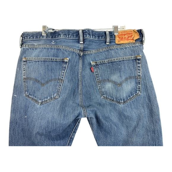 Levi 501 Men’s Jeans Size W40 - Picture 5 of 16